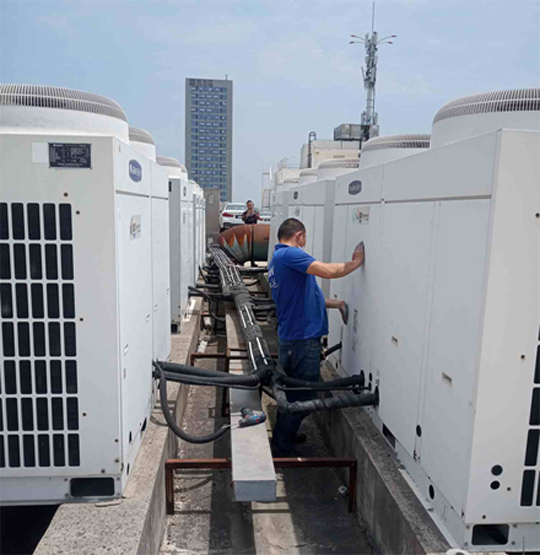 临江中央空调制热和不制冷系统维修方法